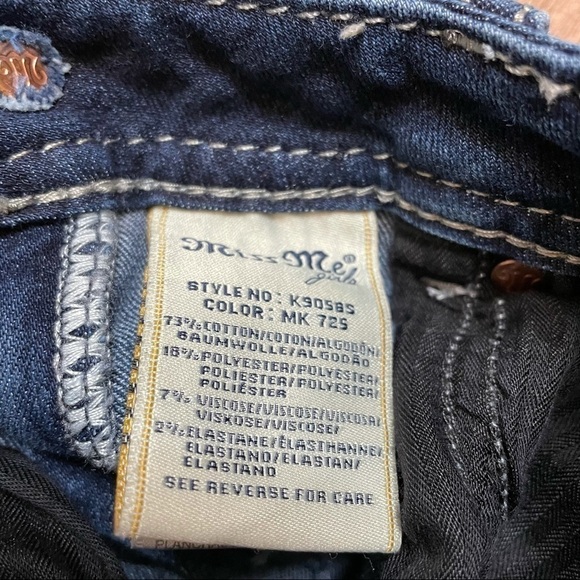 Miss Me Skinny Jeans with Back Pocket Accents - Picture 5 of 5